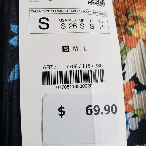 Zara floral print jumpsuit - Picture 4 of 8